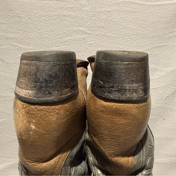 Western Cowboy Men’s Pull On two-tone Boots size 9.5 E - Picture 11 of 15